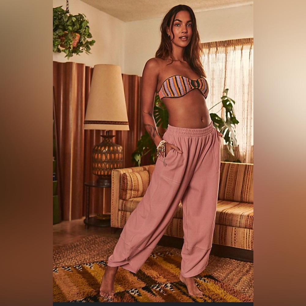 Free People Beach  Leo Pants Size L